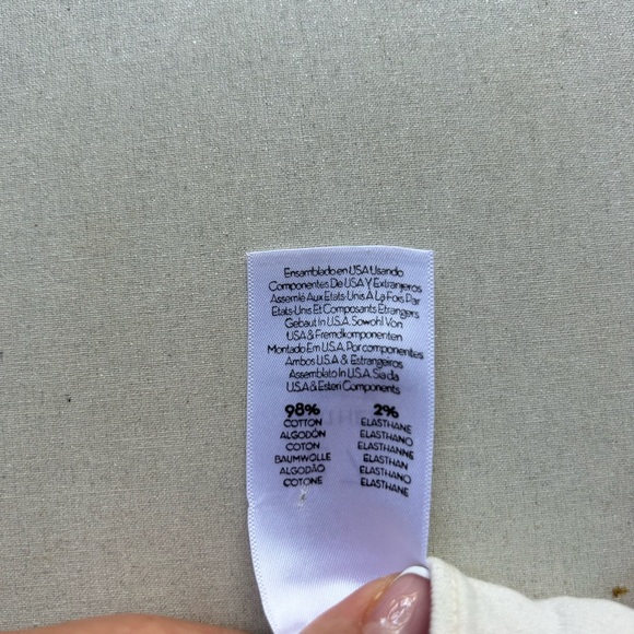 Mother Mid-Rise Straight Leg Jeans white | SZ 27 | inseam 26” - Picture 10 of 11